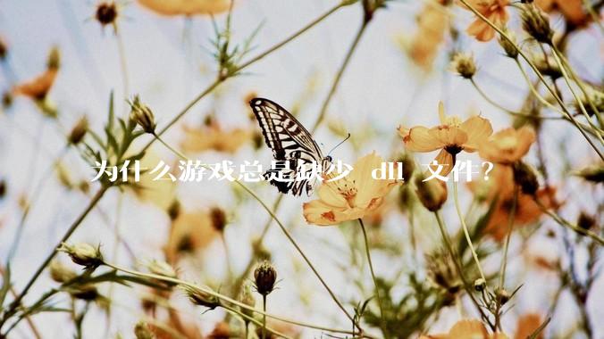 为什么游戏总是缺少 dll 文件？